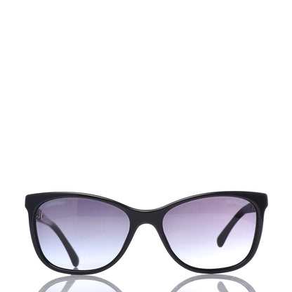 Chanel Cat Eye Chain Polarized Sunglasses 5260-Q Black 2 of 7