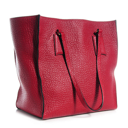Burberry Heritage Grain Medium Woodbury Tote Military Red 3 of 9
