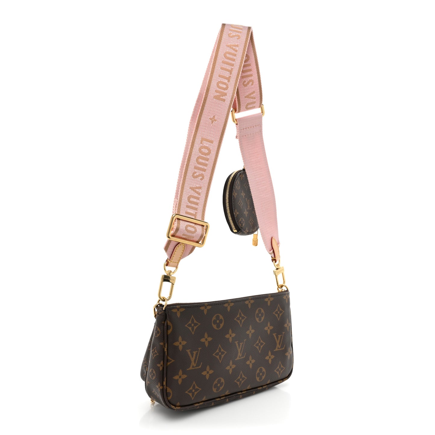 Monogram Multi Pochette Accessories Rose Clair