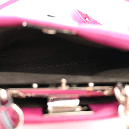 Fendi Nappa Micro Peekaboo Iconic Satchel Magenta 6 of 9