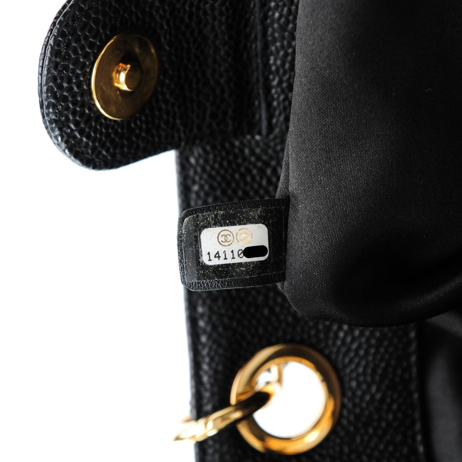 Chanel Caviar Quilted Petit Shopping Tote PST Black 7 of 7