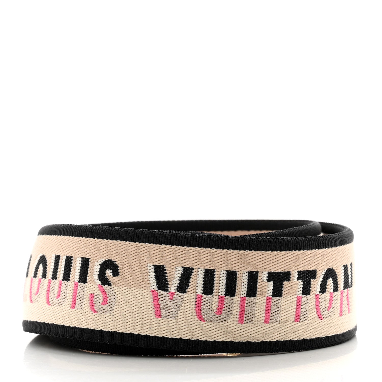 Louis Vuitton Jacquard Speedy Bandouliere 20 Shoulder Strap Black 2 of 3