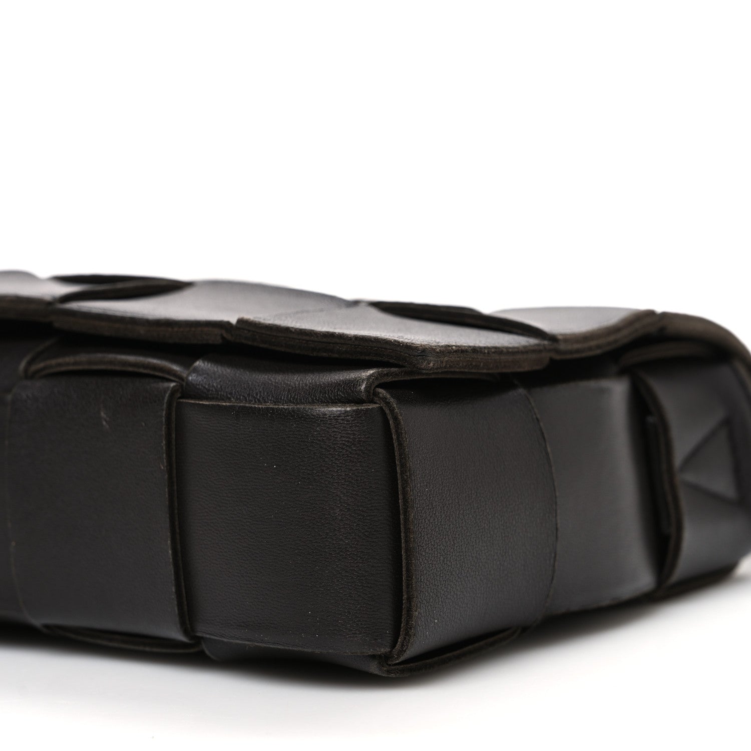 Bottega Veneta Lambskin Maxi Intrecciato Cassette Crossbody Bag Fondant 11 of 12