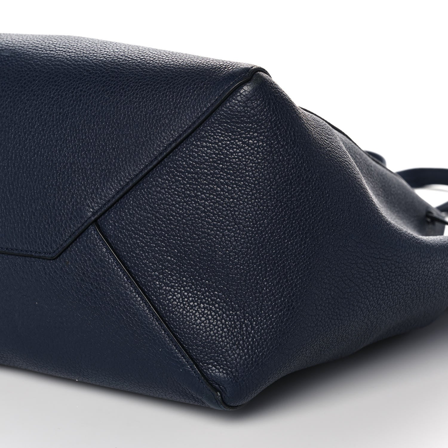 Celine Soft Grained Calfskin Small Belt Cabas Phantom Navy 10 of 11