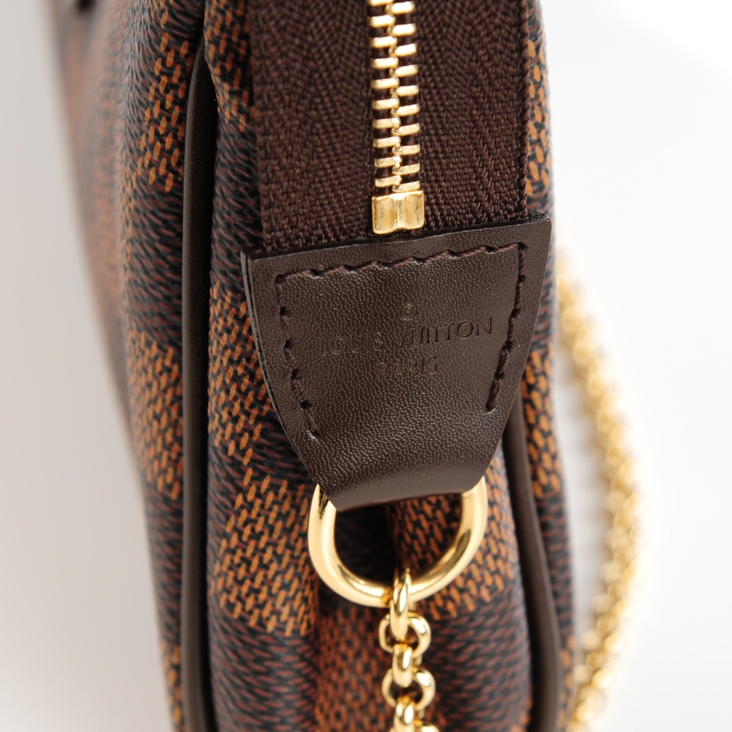 Louis Vuitton Damier Ebene Eva Clutch 6 of 8