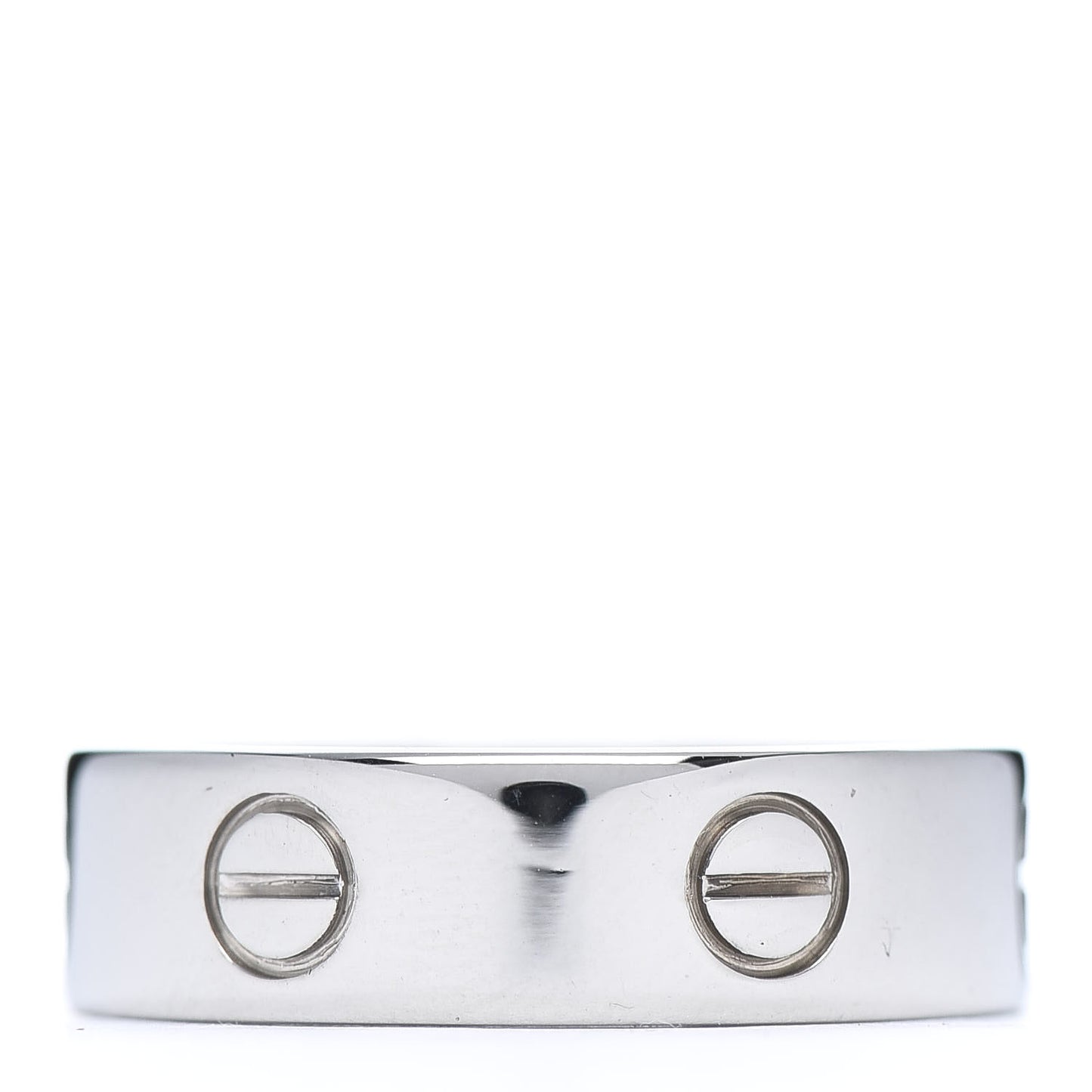 18K White Gold 6mm LOVE Ring 59 8.75