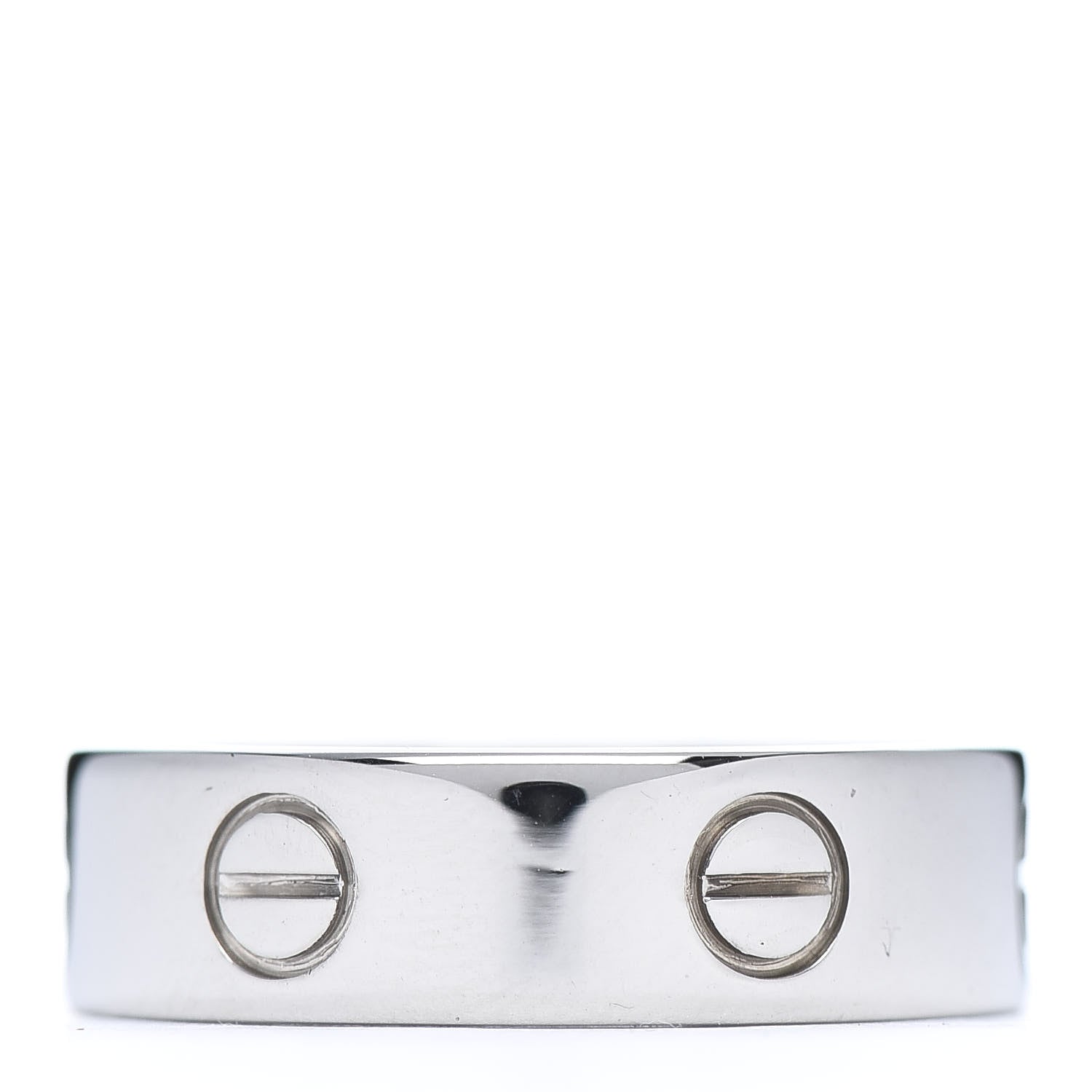Cartier 18K White Gold 6mm LOVE Ring 59 8.75 3 of 6