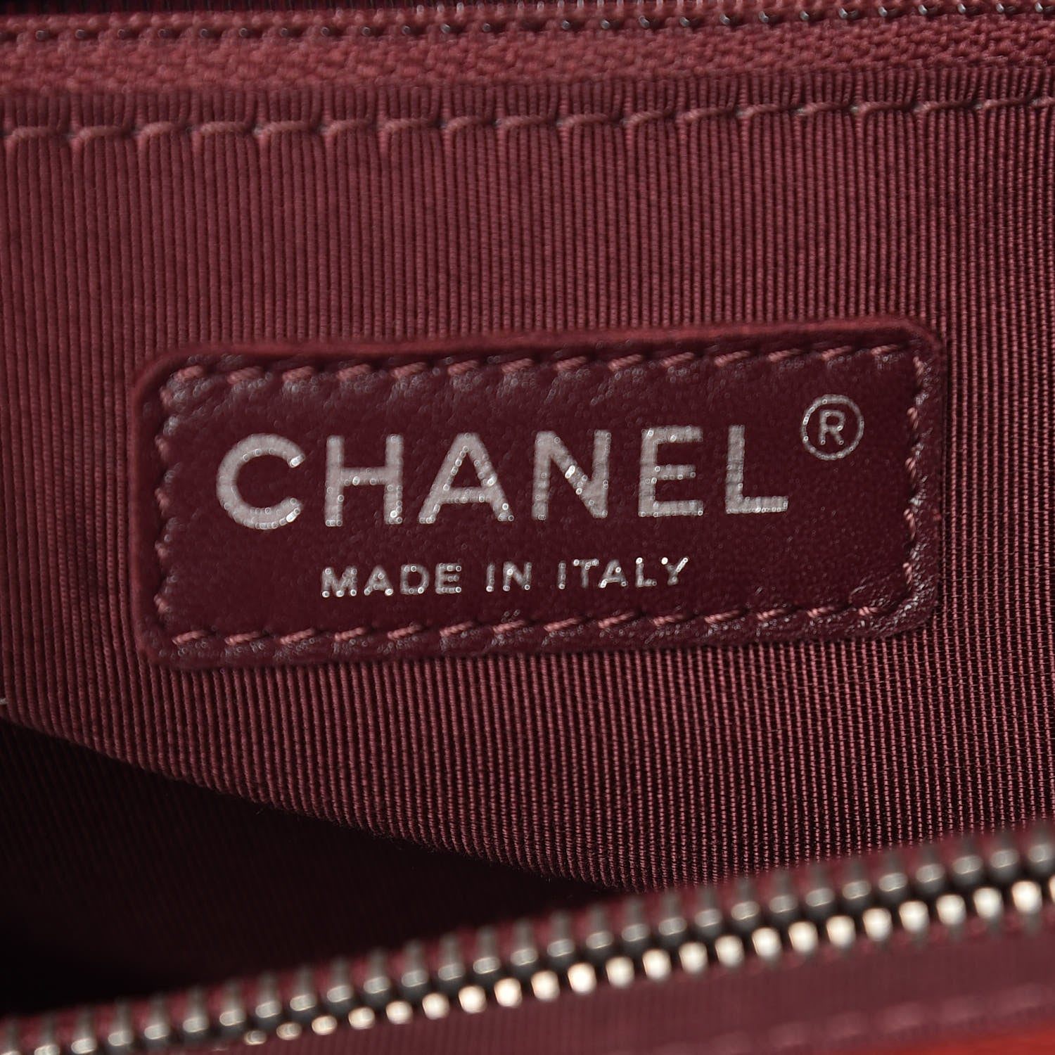 Chanel Lambskin Caviar Quilted Bi Coco Large Shopper Tote Dark Pink 8 of 14