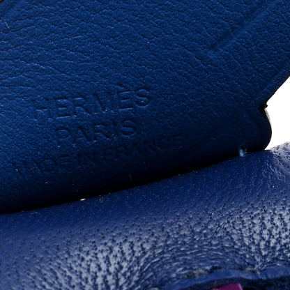 Hermes Milo Lambskin Grigri Rodeo Pegase Horse Bag Charm MM Bleu Saphir Violet Bleu France 3 of 5