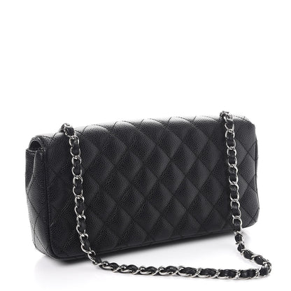Chanel Caviar Quilted East West Flap Black 3 of 7