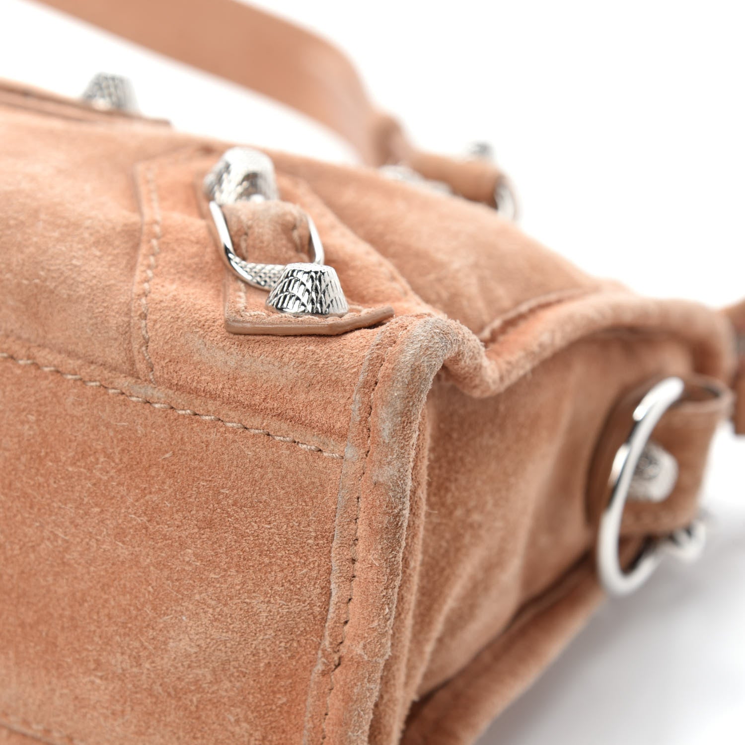 Balenciaga Suede Giant 12 Silver Hardware Mini City Beige 9 of 15