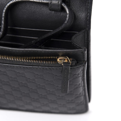 Gucci Microguccissima Crossbody Wallet Black 8 of 15