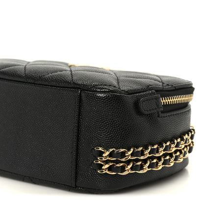 Chanel Caviar Quilted Mini CC You Camera Case Black 10 of 11
