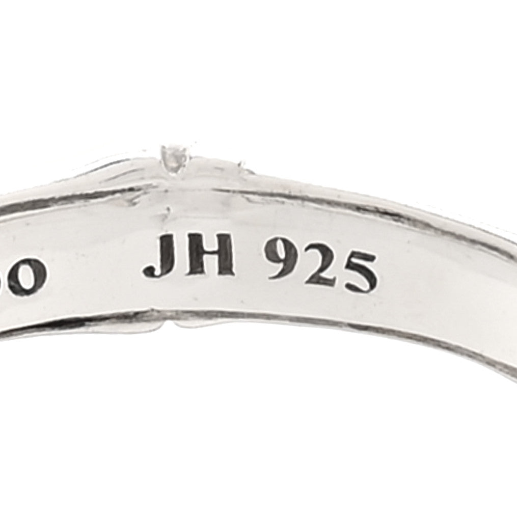 Sterling Silver Small Bamboo Hoop Earrings