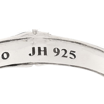 John Hardy Sterling Silver Small Bamboo Hoop Earrings 5 of 5