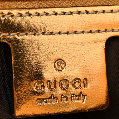 Gucci Metallic Guccissima Large Punch Tote Bronze 6 of 12