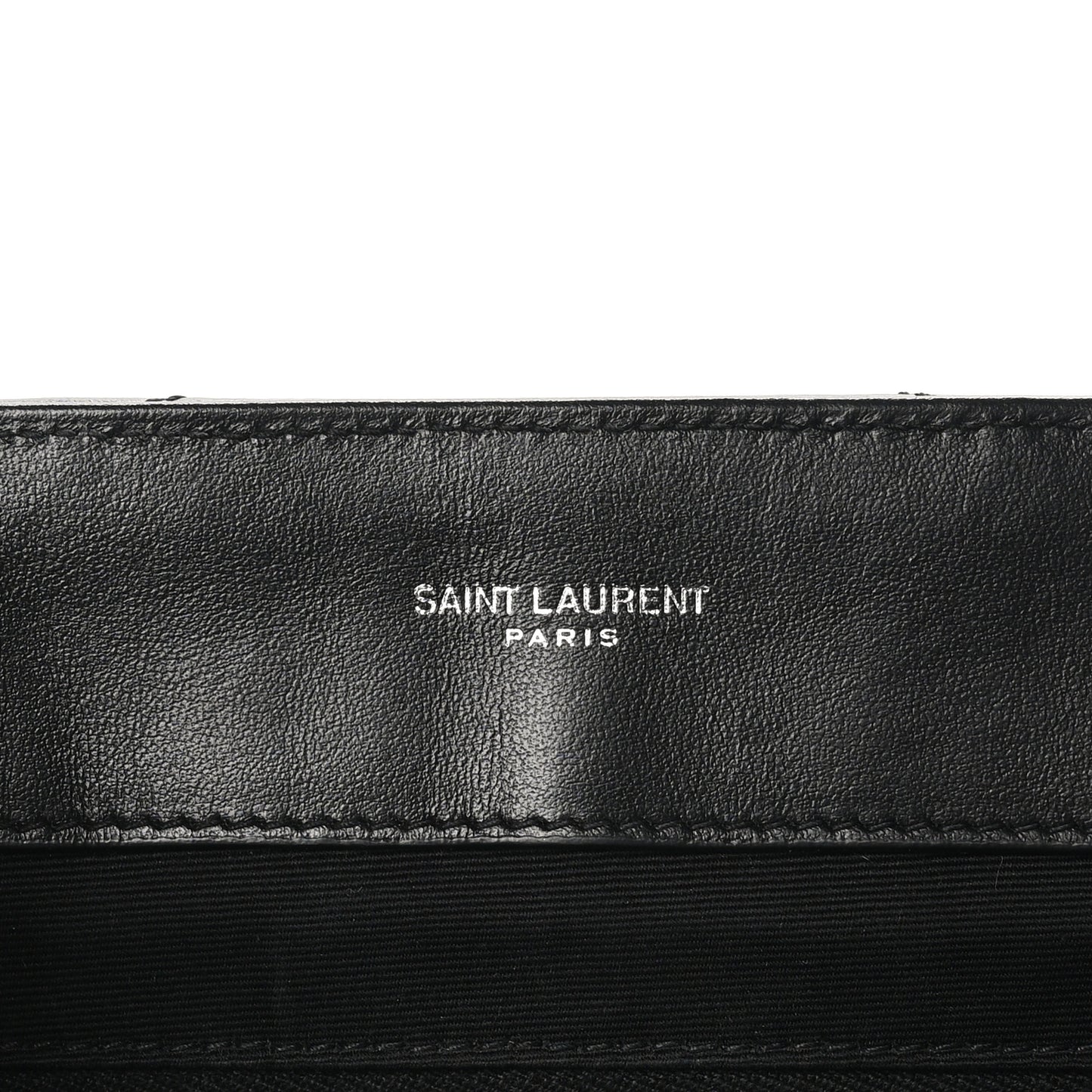 Calfskin Y Quilted Monogram Large Loulou Chain Satchel Black