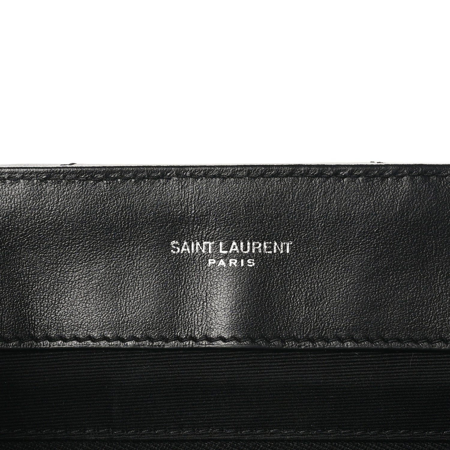 Saint Laurent Calfskin Y Quilted Monogram Large Loulou Chain Satchel Black 6 of 10