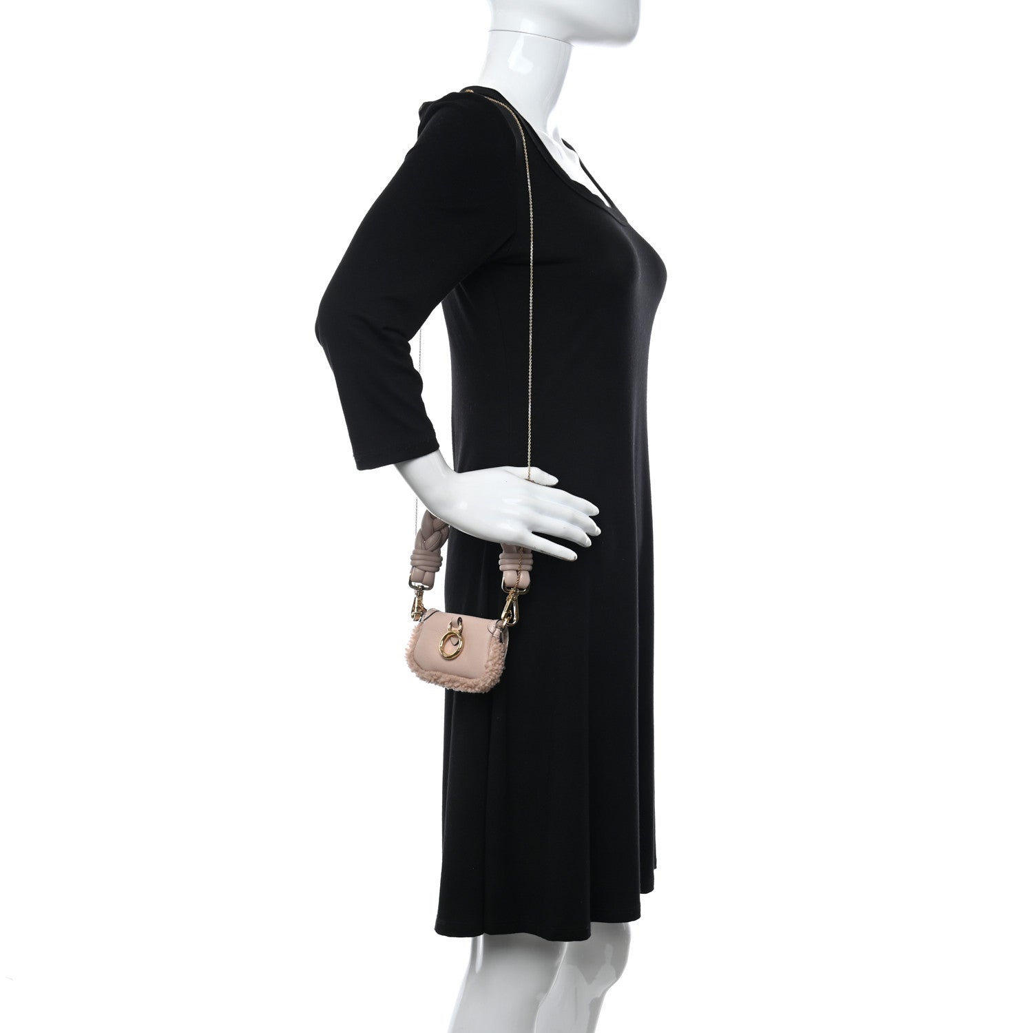 Fendi Lambskin Shearling Nano Baguette Maxi Handle Charm Soap 2 of 11