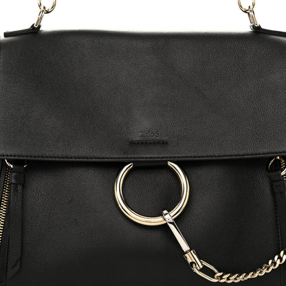 Chloe Calfskin Small Faye Day Shoulder Bag Black 8 of 10