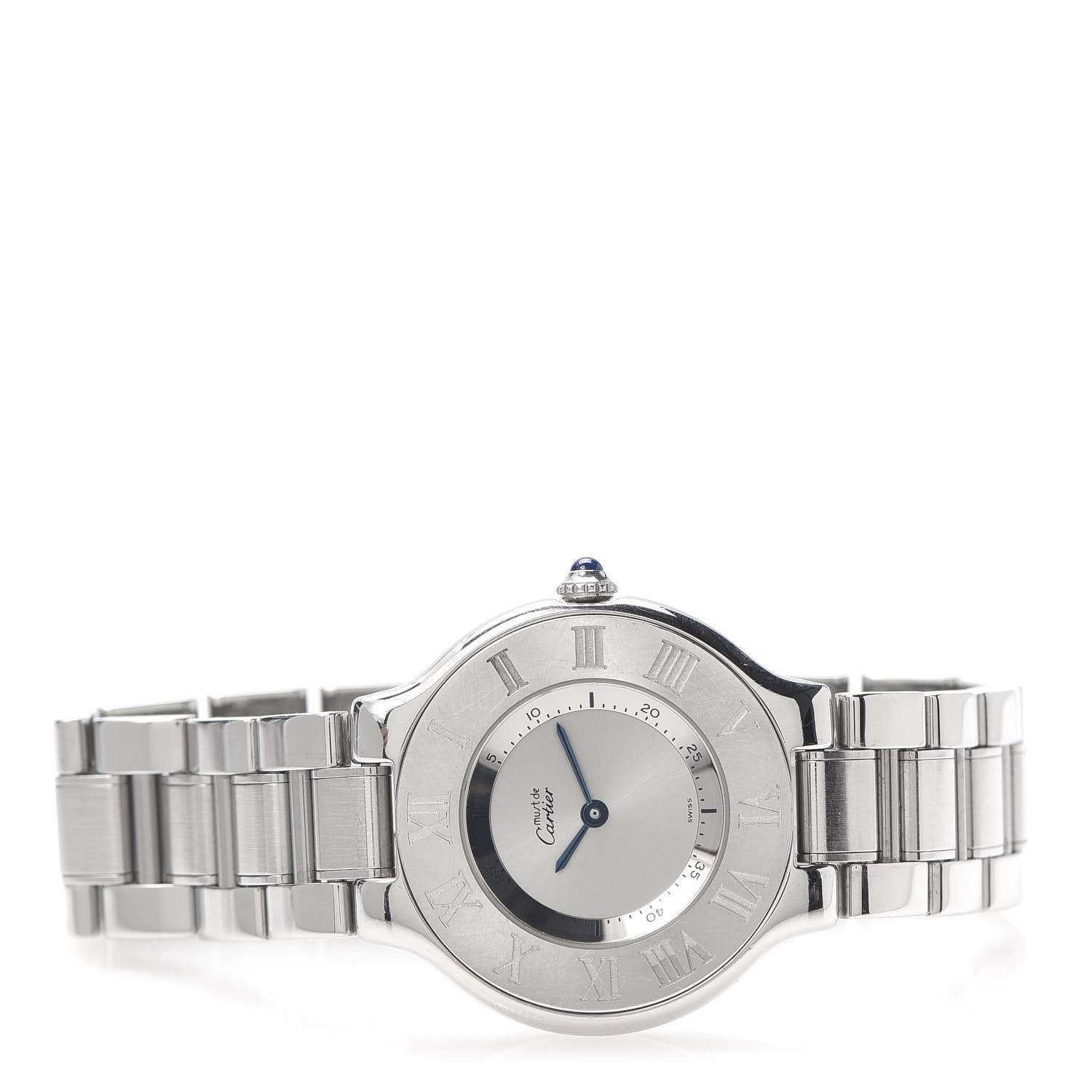 Cartier Stainless Steel 31mm Must De 21 Quartz Watch 3 of 6