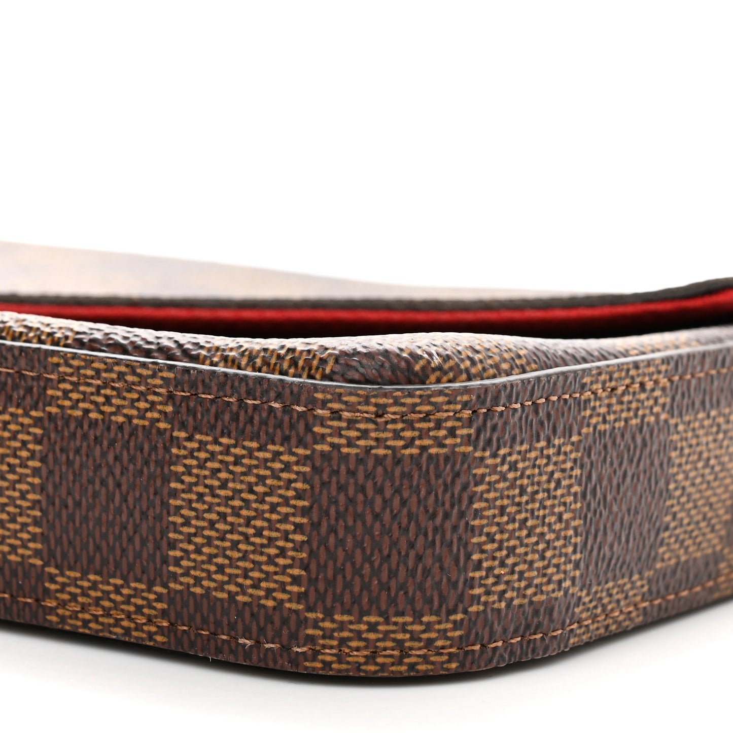 Damier Ebene Pochette Felicie Chain Wallet