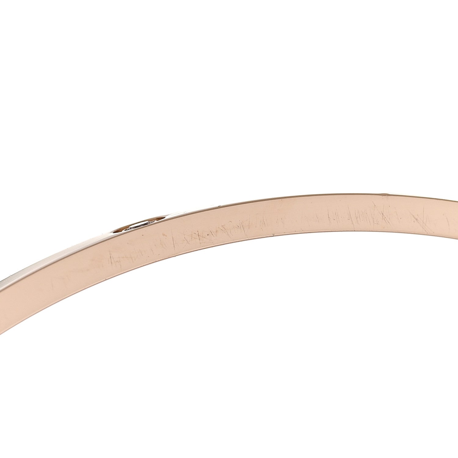 Cartier 18K Pink Gold 10 Diamond Small LOVE Bracelet 17 7 of 8