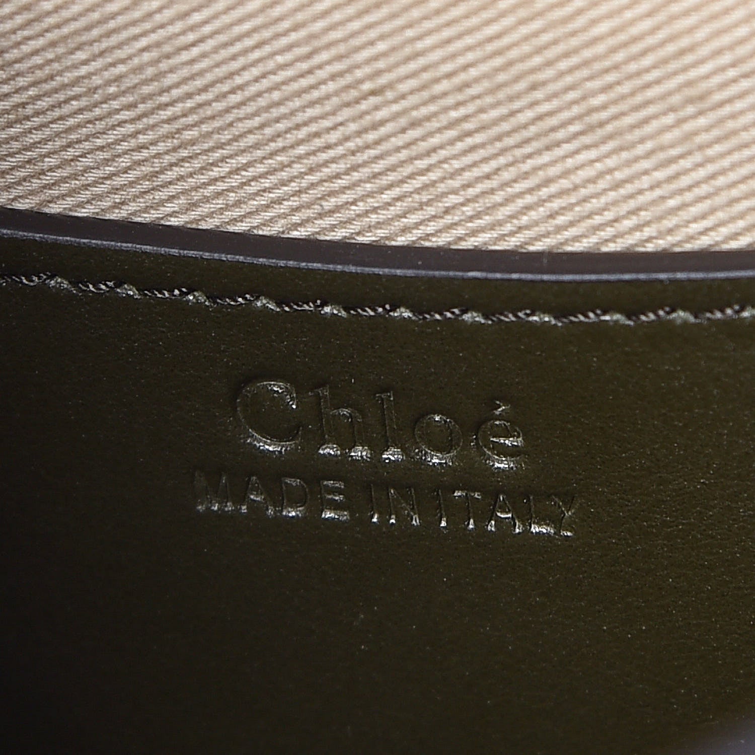 Chloe Calfskin Suede Small Tess Bag Deep Forest 8 of 8