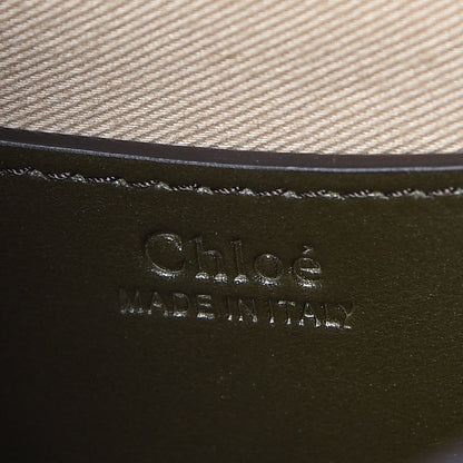 Chloe Calfskin Suede Small Tess Bag Deep Forest 8 of 8