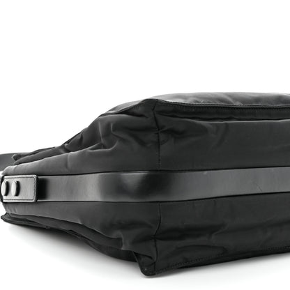 Prada Tessuto Nylon Front Pocket Messenger Bag Black 10 of 12