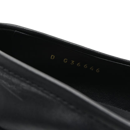 Chanel Lambskin Quilted CC Turnlock Loafers 37.5 Black 9 of 10