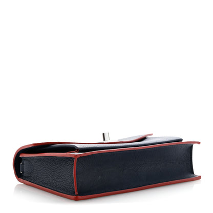 Louis Vuitton Soft Calfskin My Lockme Chain Pochette Marine Rouge 4 of 14