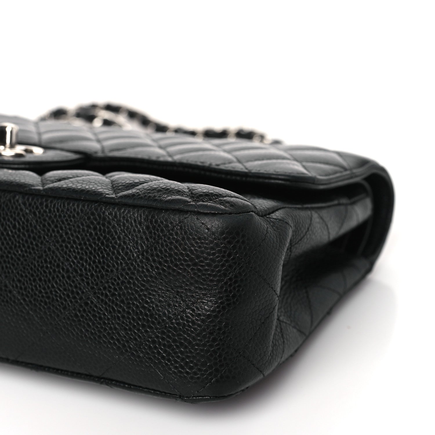 Chanel Caviar Quilted Medium Double Flap Black 9 of 11