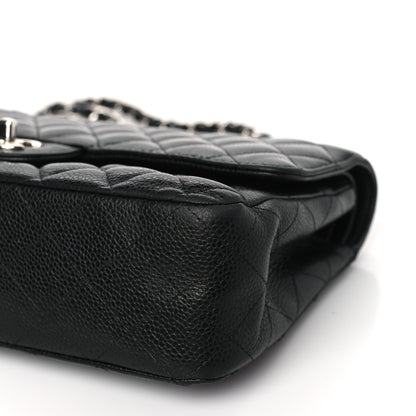 Chanel Caviar Quilted Medium Double Flap Black 9 of 11