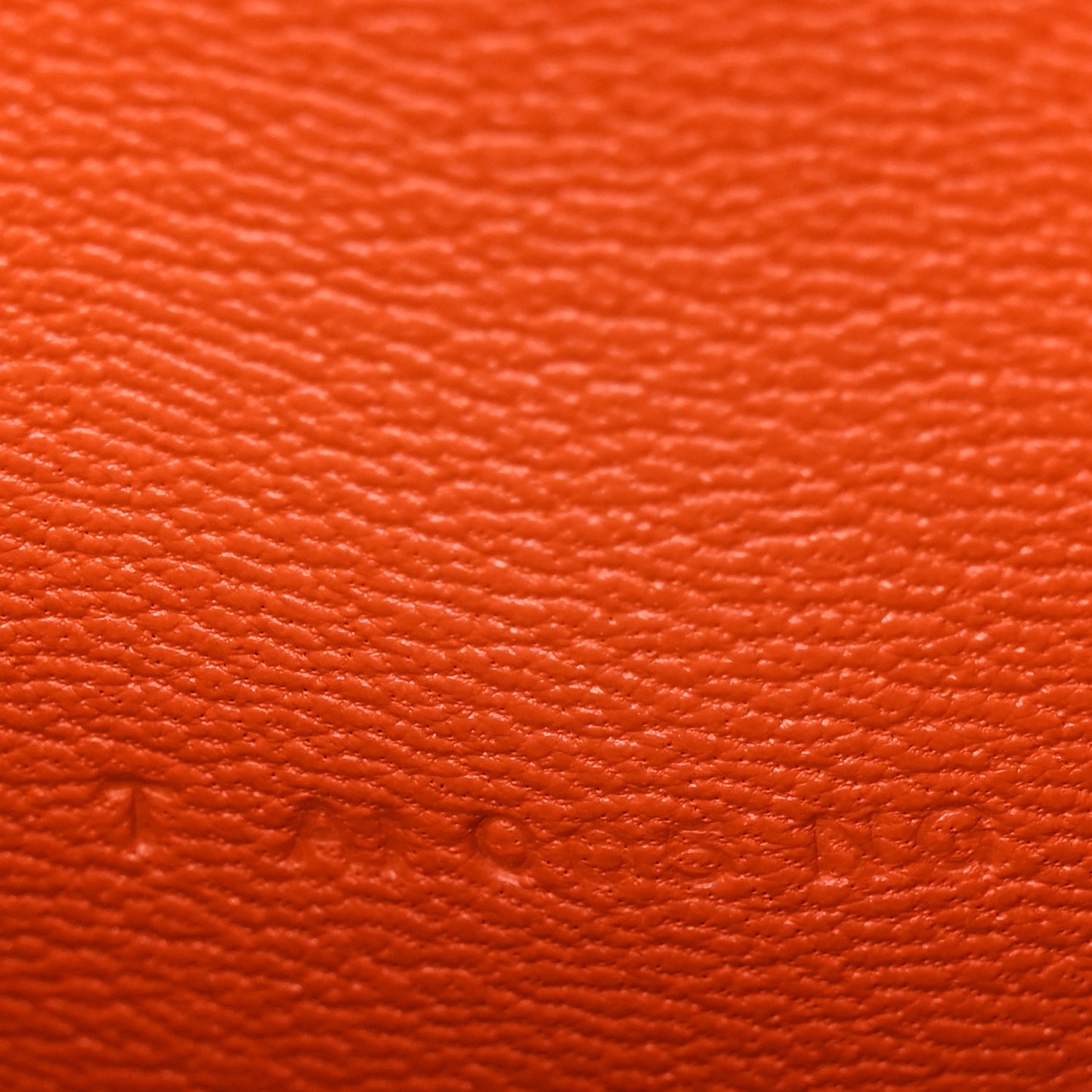 Shiny Alligator Bearn Wallet Orange
