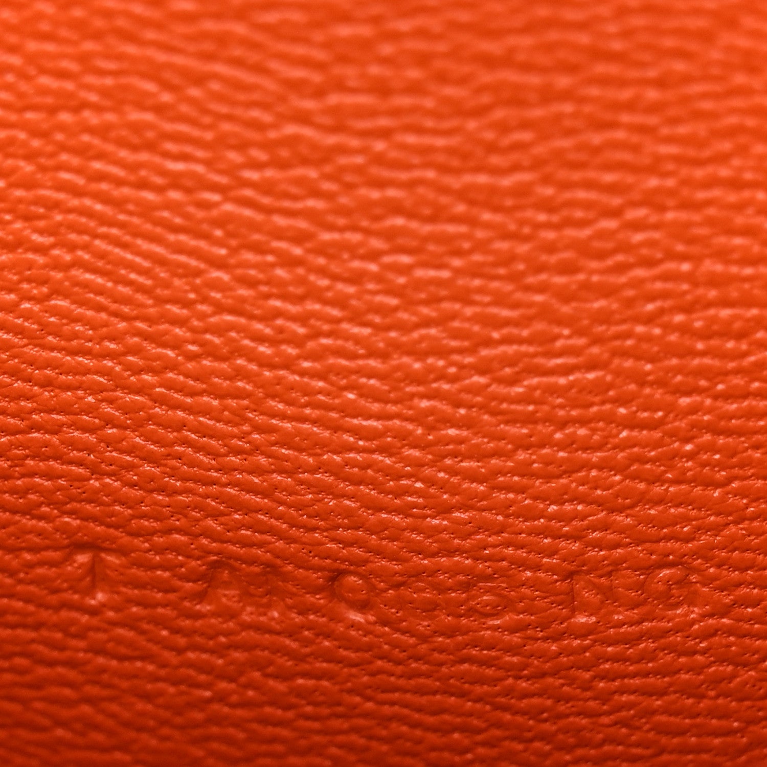 Hermes Shiny Alligator Bearn Wallet Orange 7 of 8