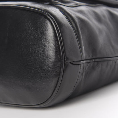 Chanel Lambskin CC Drawstring Shoulder Bag Black 8 of 9