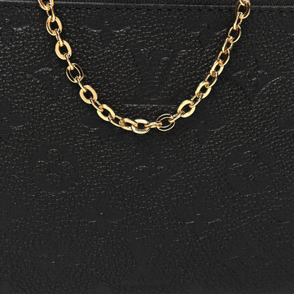 Louis Vuitton Empreinte Double Zip Pochette Black 8 of 10