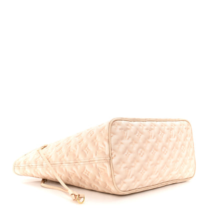 Louis Vuitton Empreinte Monogram Summer Stardust Neverfull MM Beige Clair 5 of 10