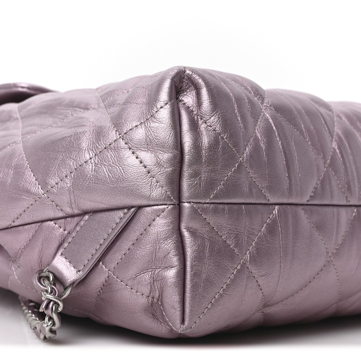 Chanel Iridescent Calfskin Quilted Ground Control Backpack Pink 9 of 10