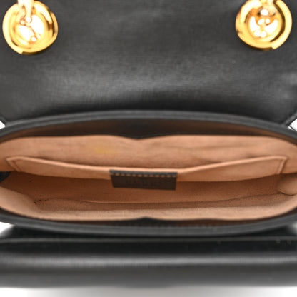 Gucci Azalea Calfskin Mini Marina Chain Shoulder Bag Black 5 of 11