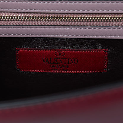 Valentino Garavani Vitello Medium Glam Lock Rockstud Flap Rubin Water Rose Marine 5 of 8
