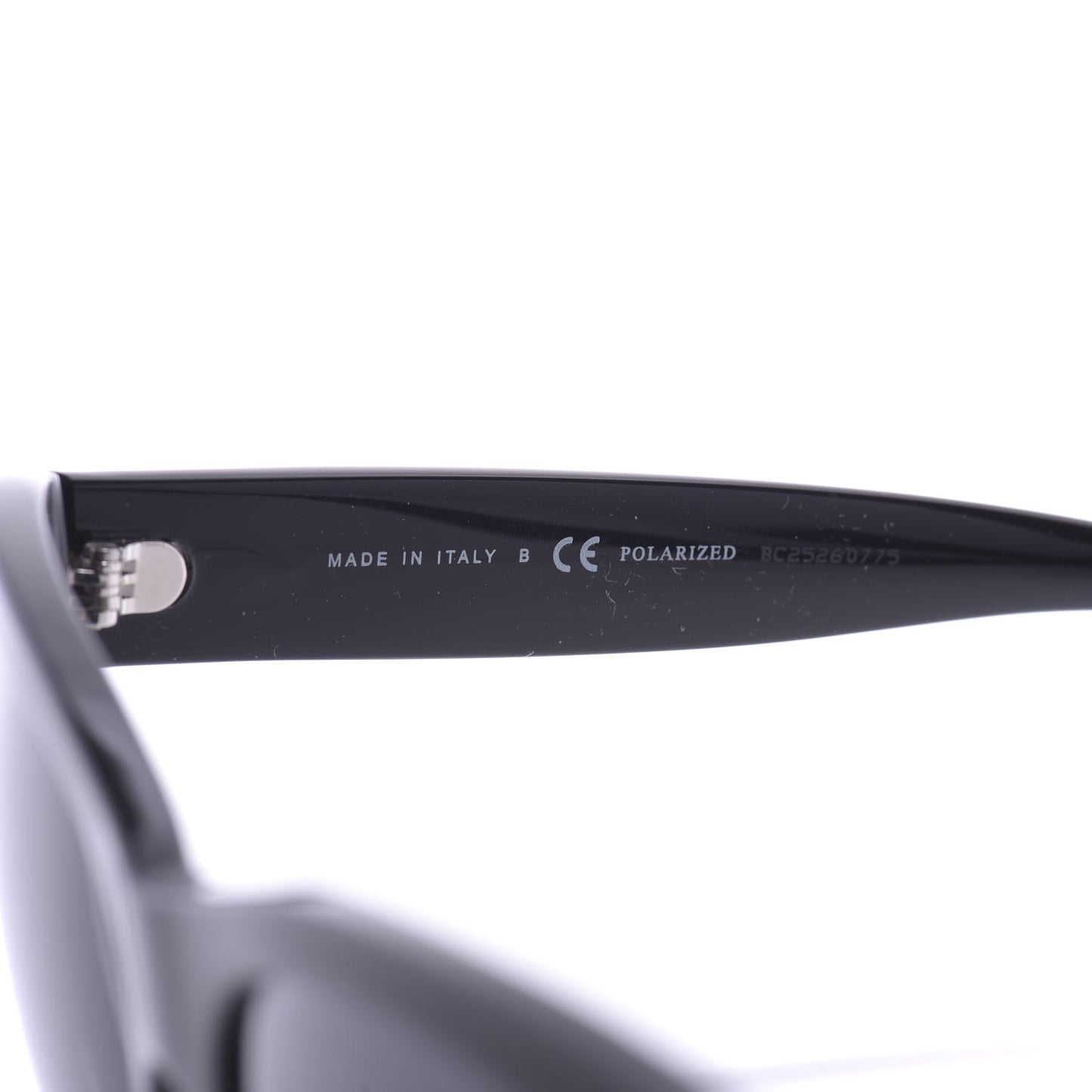 Acetate Polarized Square CC Sunglasses 5380 Black