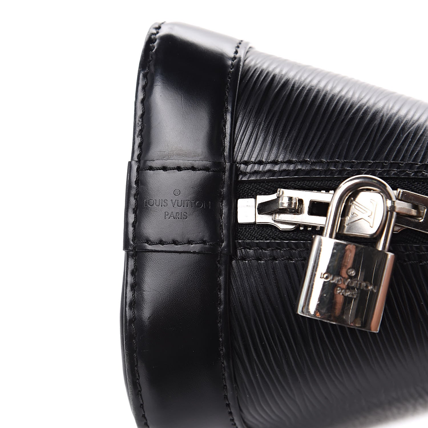 Louis Vuitton Epi Alma BB Black 12 of 13