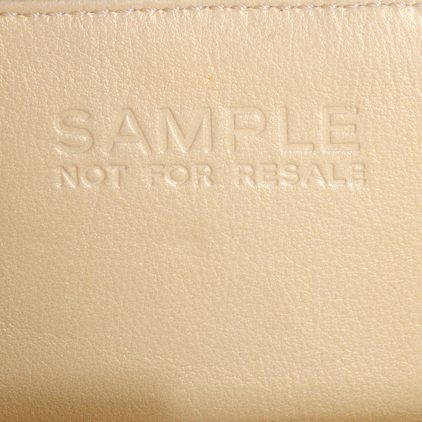 Python Beaded Medium Double Flap Light Yellow