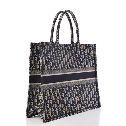Christian Dior Oblique Book Tote Blue Multicolor 3 of 15