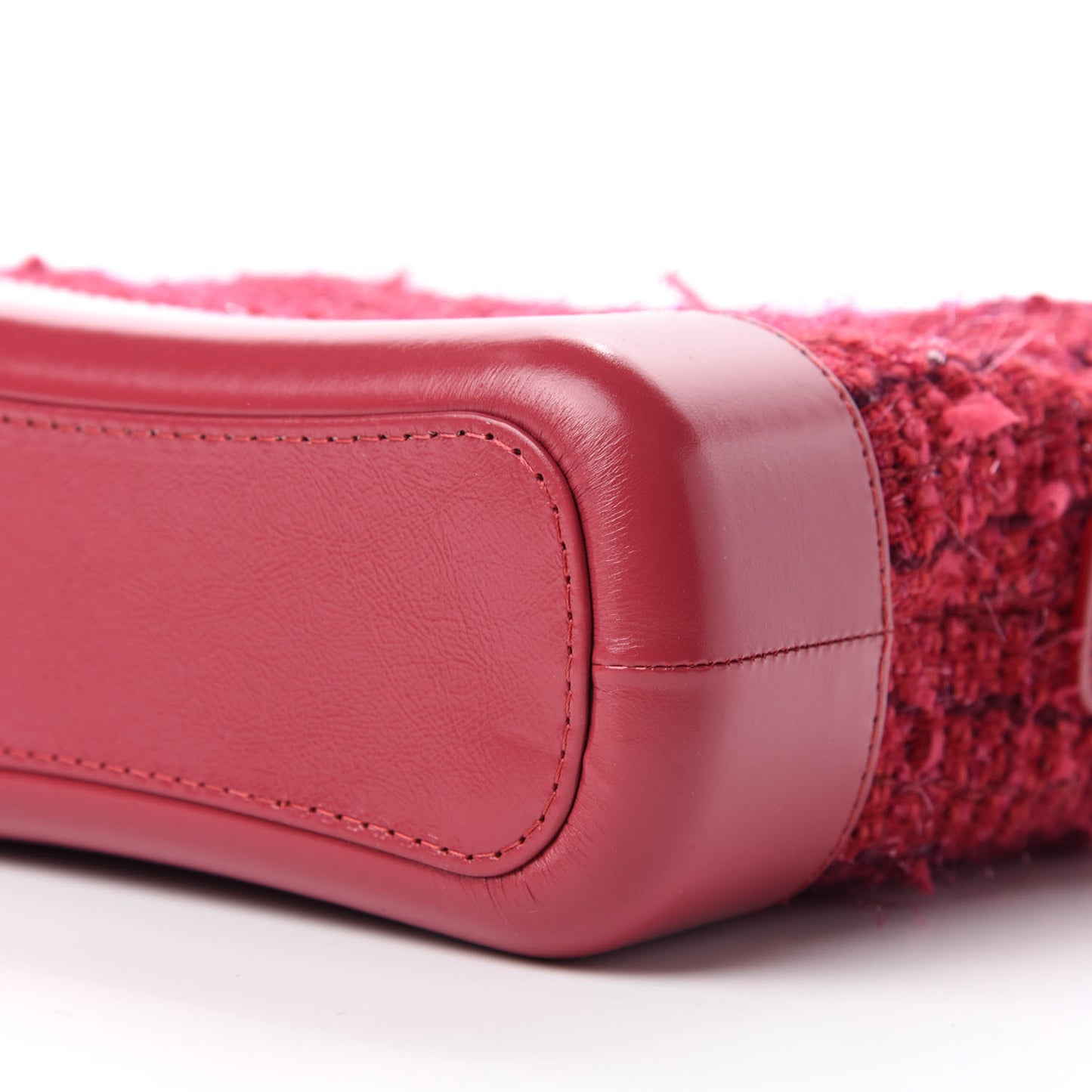 Tweed Calfskin Small Gabrielle Hobo Pink
