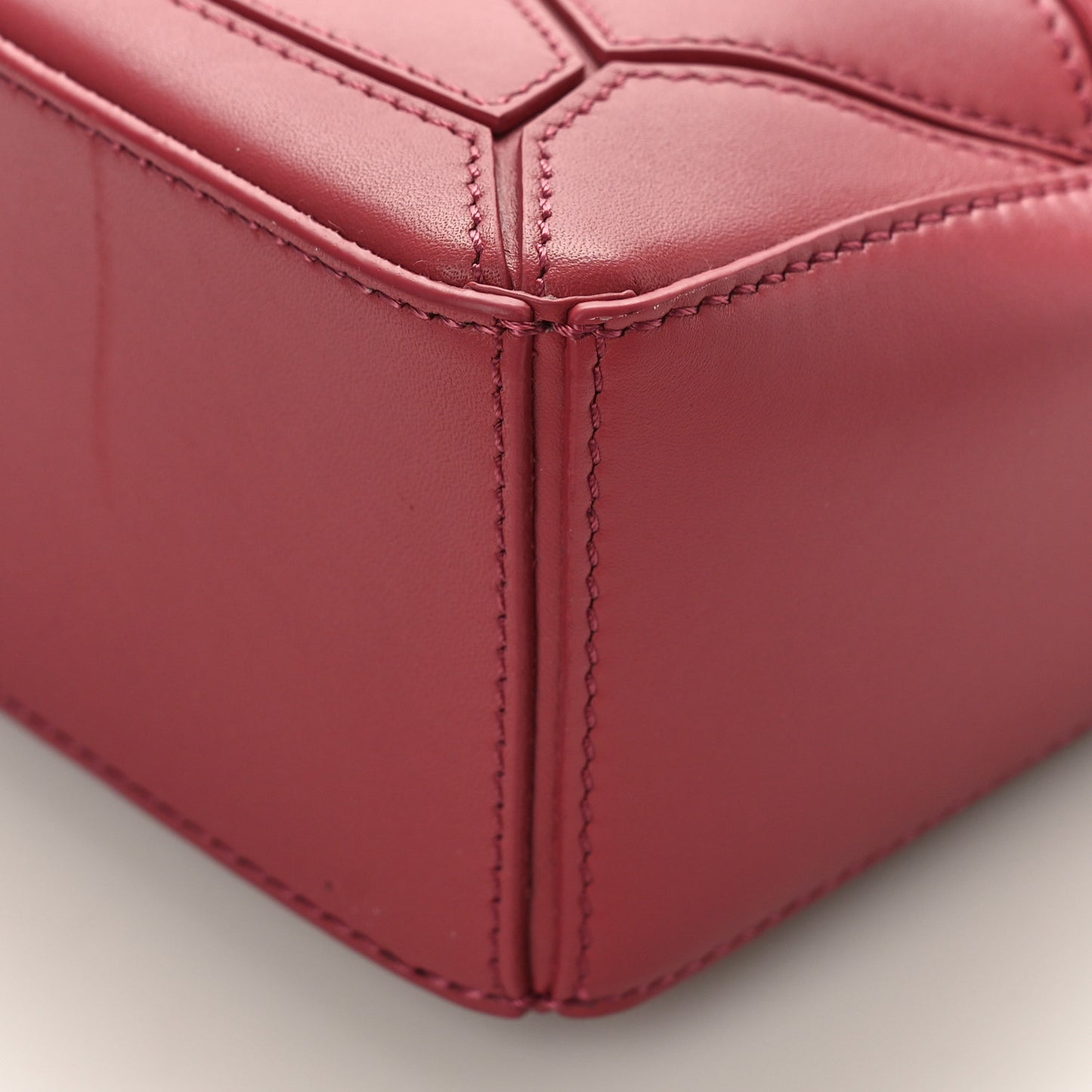 Calfskin Mini Puzzle Bag Plumrose