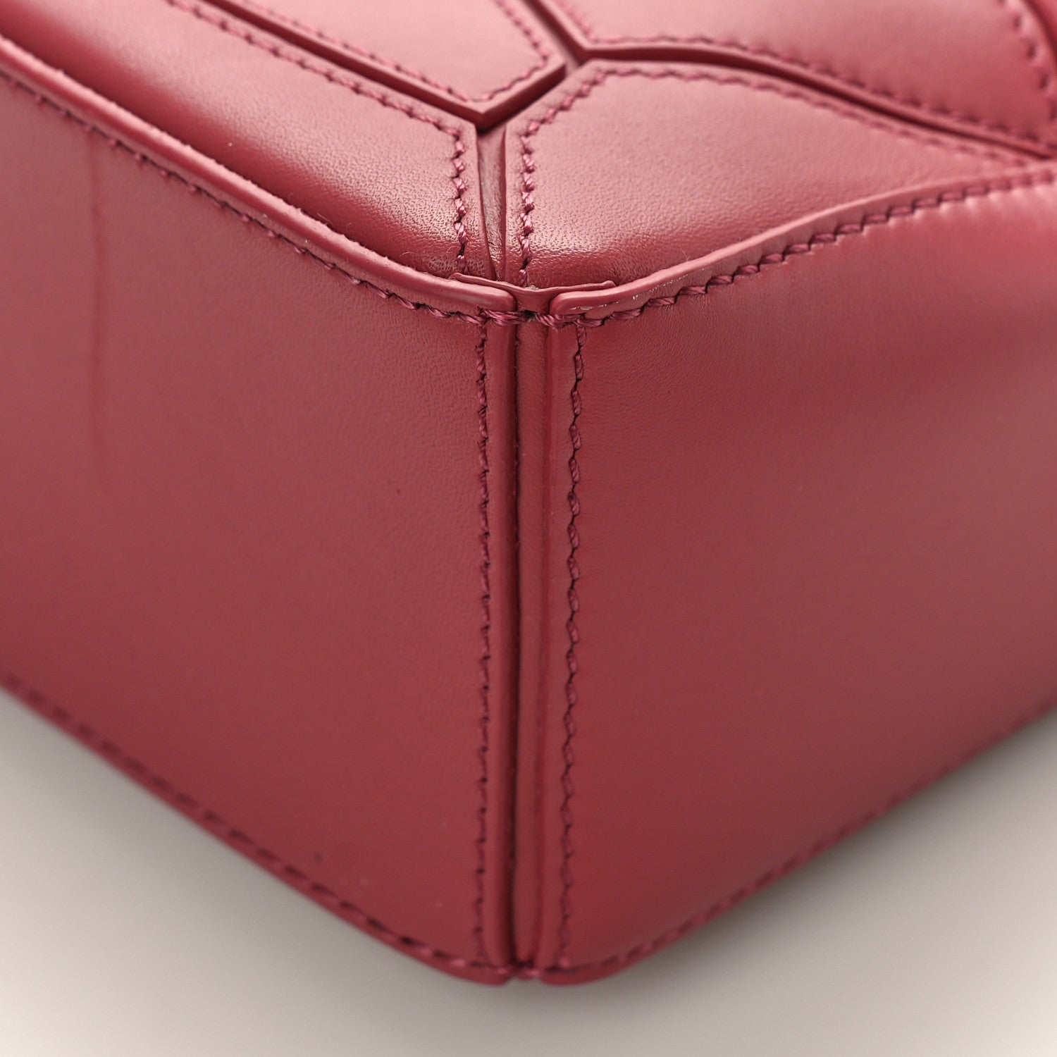 Loewe Calfskin Mini Puzzle Bag Plumrose 8 of 9