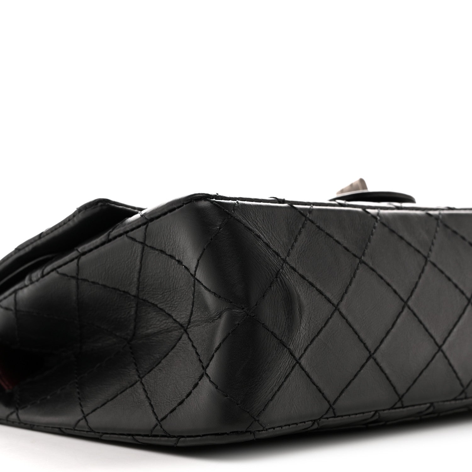 Chanel Aged Calfskin Quilted 2.55 Reissue 225 Flap  Black 9 of 10